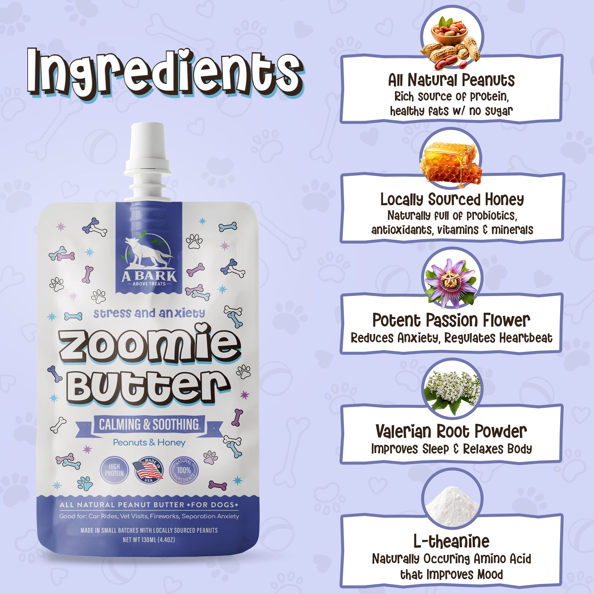 3 Squeeze Packs, Zoomie Butters Subscription