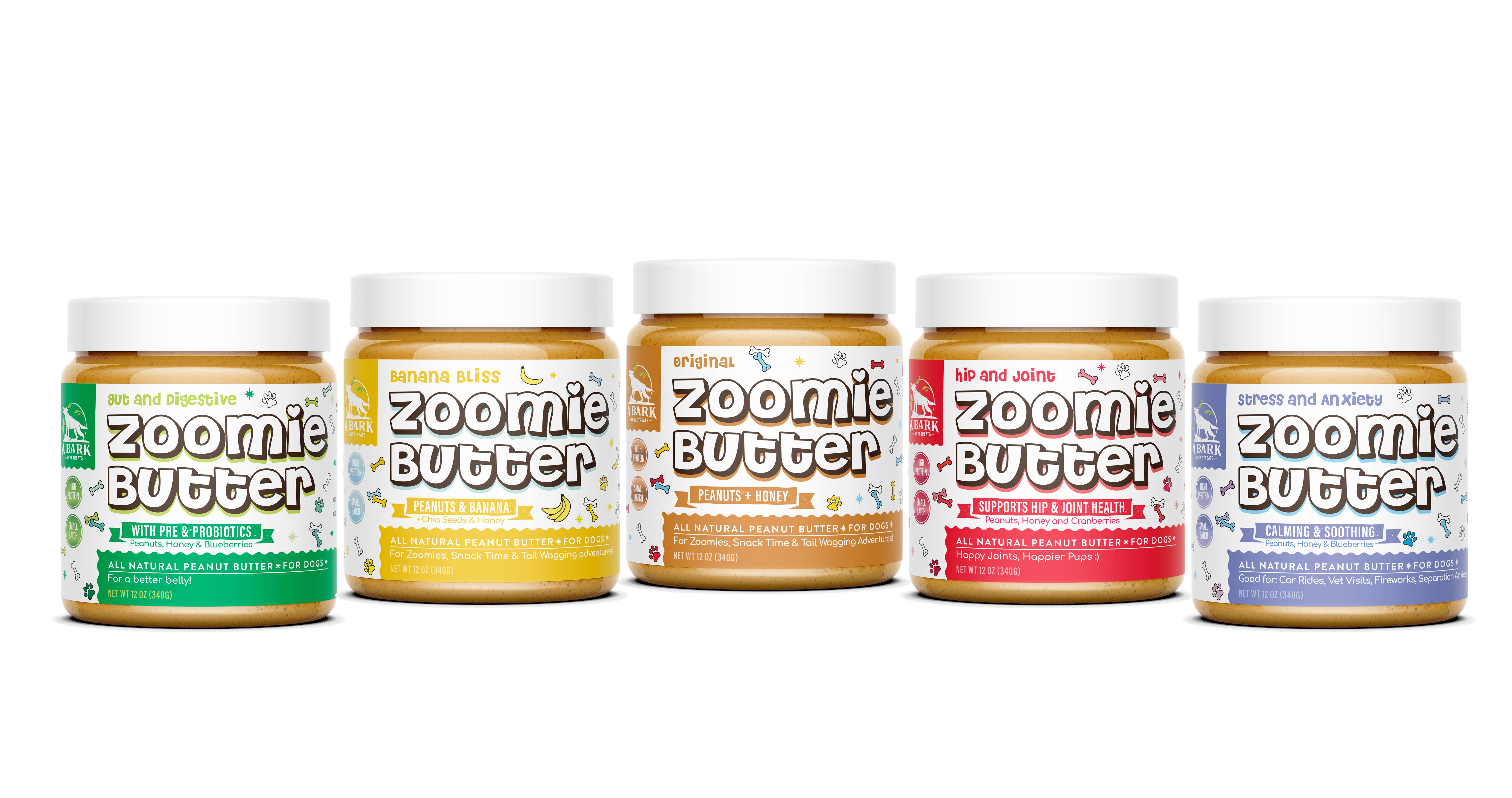 Zoomie Butter Squeeze Pack + Lick Mat Pack – A Bark Above Treats