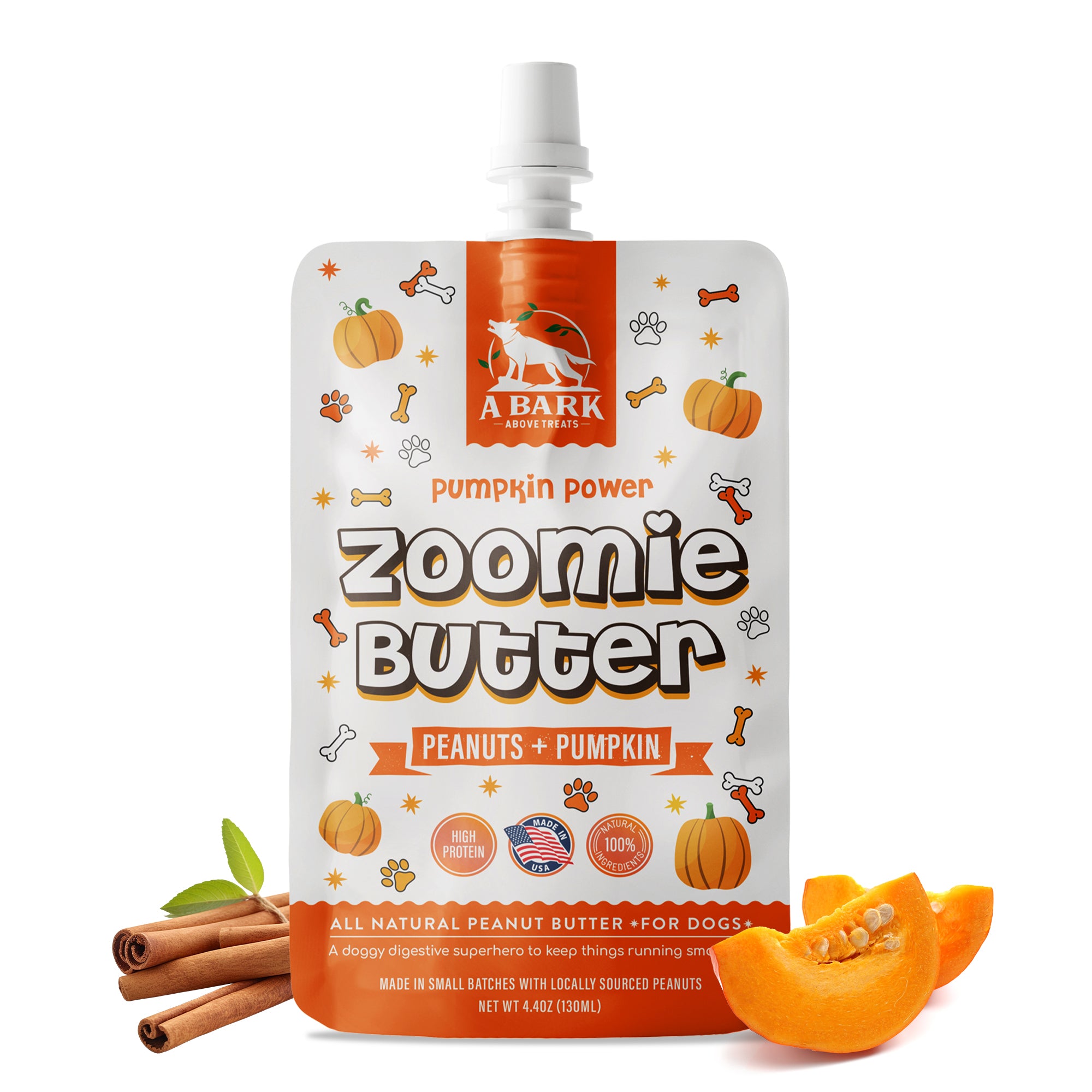 (3-Pack) Pumpkin Power Zoomie Butter Squeeze Packs