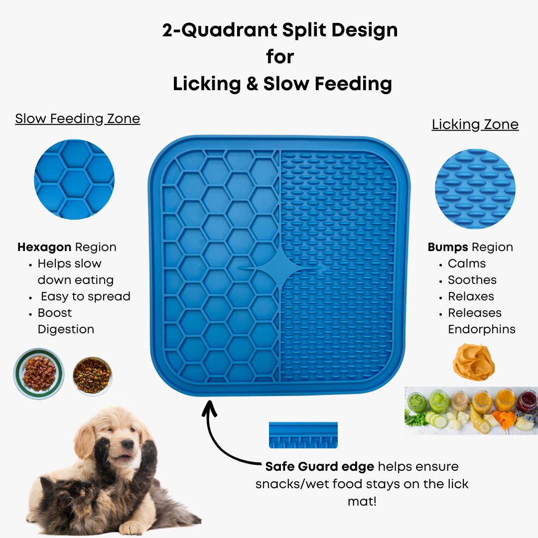 LICK MAT PACK (2 Mats + Spatula)